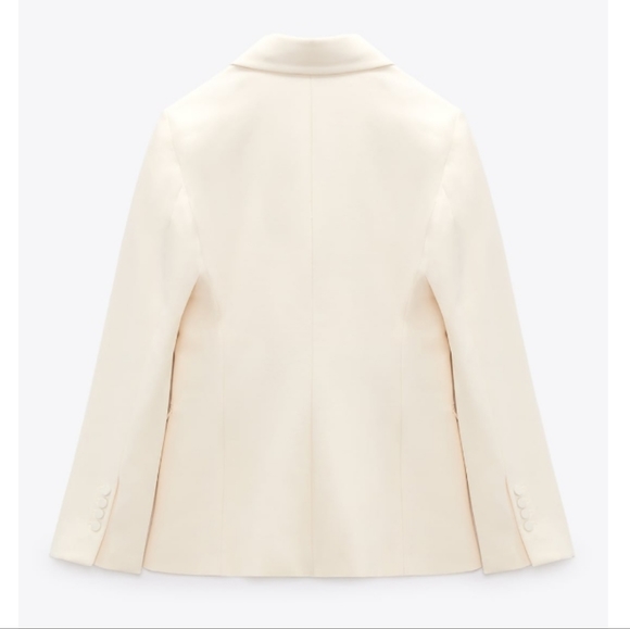 NWT Zara Balmain Style Double Breast Tailored Blazer Jacket - Picture 4 of 6
